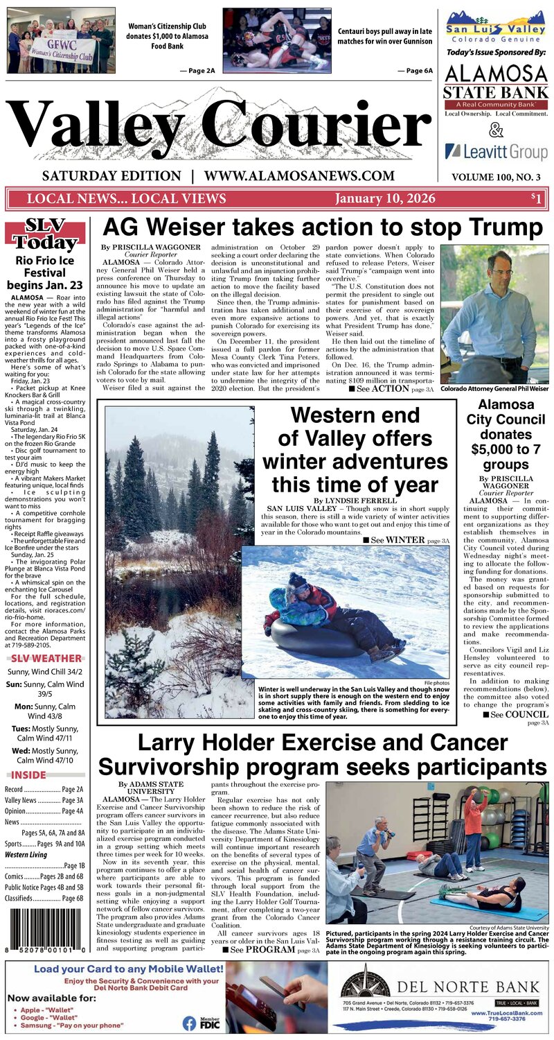 Valley Courier The Alamosa News